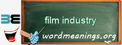 WordMeaning blackboard for film industry